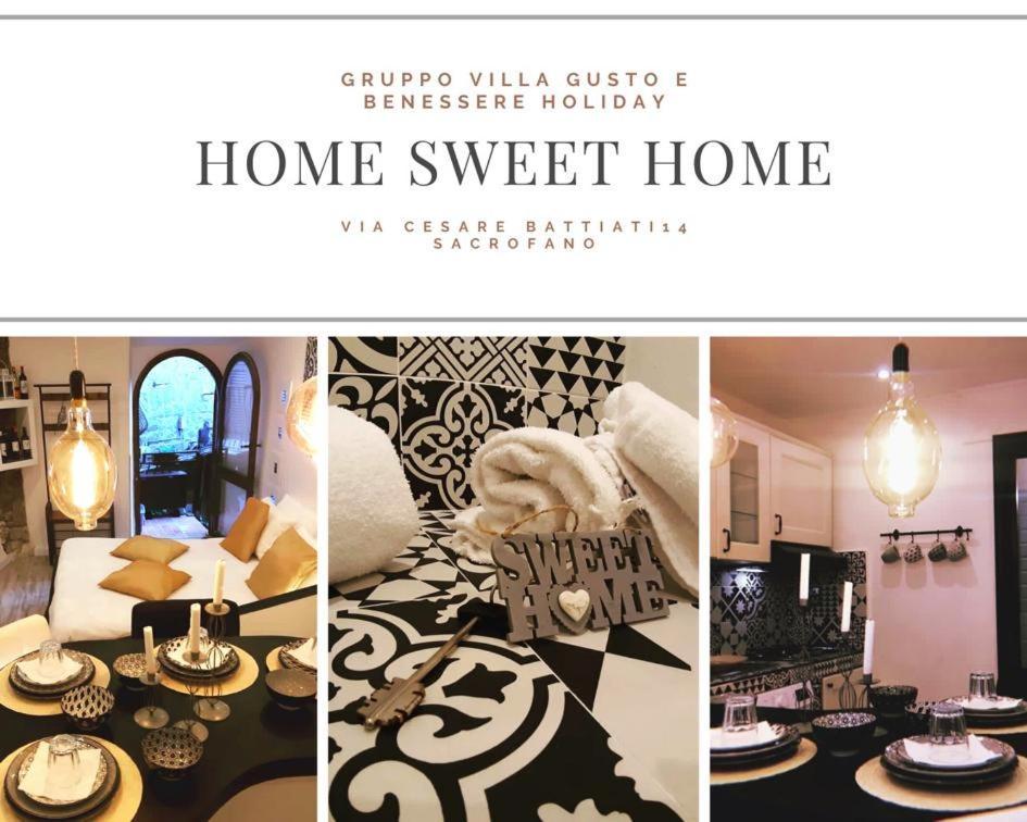 Villa Gusto E Benessere Sweet Home E Ristorante 萨克奥法诺 外观 照片
